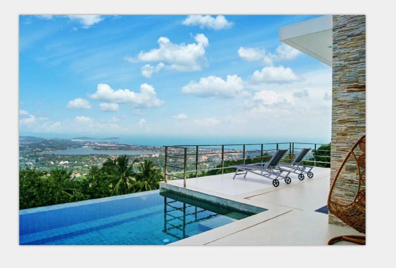 Perfect Sea View Mountain Villa Koh Samui Bãi biển Chaweng Ngoại thất bức ảnh